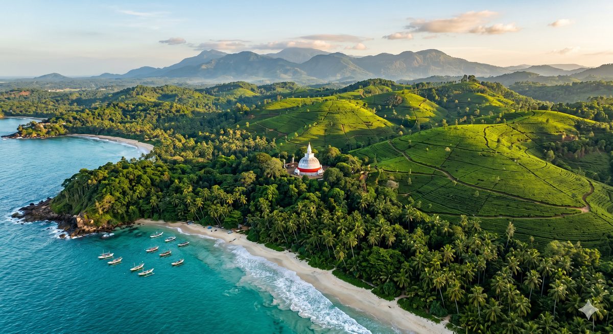 Sri Lanka tropical landscape